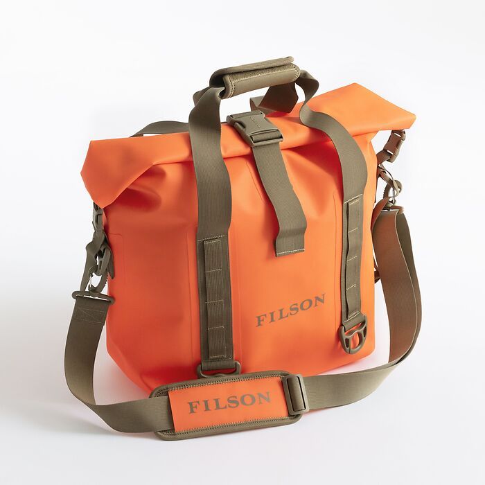Filson Dry Roll-Top Tote Bag Orange