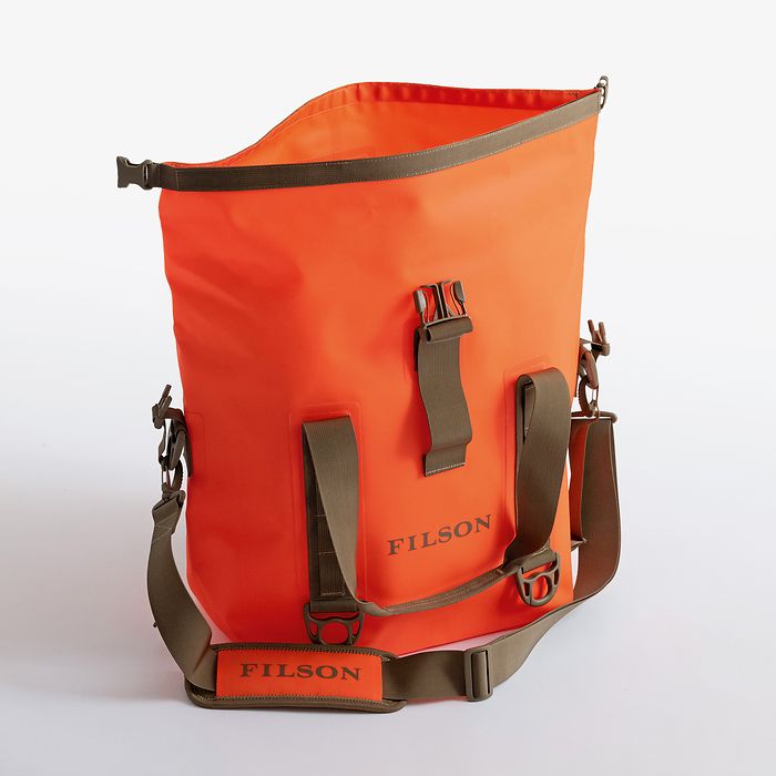 Filson Dry Roll-Top Tote Bag Orange