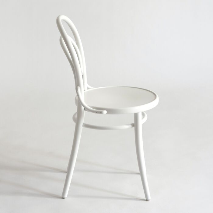 Der Bistro-Stuhl weiß