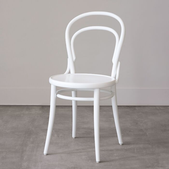 Der Bistro-Stuhl weiß