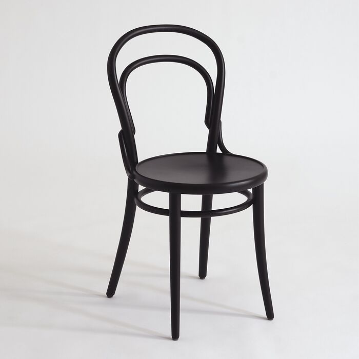 Der Bistro-Stuhl schwarz