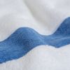 Handtuch mit Chenille-Bordüre Blau - 4