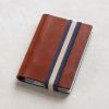 Q7 Wallet Smooth Cognac/Blue