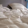 Leinenbettwäsche Stonewashed Louredo Beige 200 x 200 cm - 2