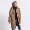 Gloverall Dufflecoat Damen Camel / Buchanan Tartan M - 5