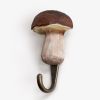 Handgeschnitzter Kleiderhaken Steinpilz