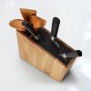 Messerblock Eiche mit flexiblem Einsatz - 4