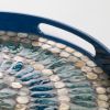 Tablett Capiz Mosaik Azure - 3