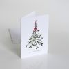 Weihnachtskarte: Mistletoe