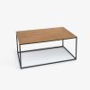 Couchtisch Madras 86 x 58 cm Bronzegold
