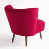 Midcentury Sessel Kopenhagen Ruby Velvet - 2
