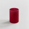 Ester & Erik Stumpenkerze 10 cm Ø 6 cm Dark Red
