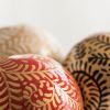 6 Papiermaché Christbaumkugeln Udhampur Bunt - 2