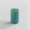 Ester & Erik Stumpenkerze 10 cm Ø 7 cm Dark Turquoise Green
