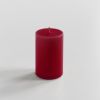 Ester & Erik Stumpenkerze 10 cm Ø 7 cm Dark Red