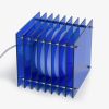 Tischlampe Lop Small Square Blau - 5