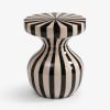 Beistelltisch und Hocker Striped Mushroom