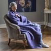 Cushendale: Mohair-Plaid aus Irland Aubergine - 2