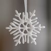 Silke Decker X Torquato Baumanhänger Schneeflocken (3 Stück) - 4