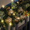 Christbaumkugeln Andalus Klar 6er-Set - 2