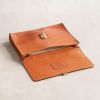 Hammann Underarm Document Case aus Stierleder Cognac - 2