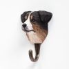 Handgeschnitzter Kleiderhaken Australischer Schäferhund