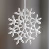 Silke Decker X Torquato Baumanhänger Schneeflocken (3 Stück) - 2