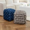 Samtpouf Knot Beige - 5