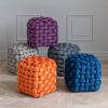 Samtpouf Knot Beige - 3