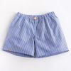 Lamb & Shadow Boxershorts Blau/Weiß gestreift L