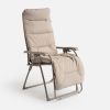 Vlies Auflage für Liegestuhl Relax Taupe - 2
