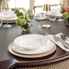Platzteller Fine Bone China Altrosa - 3