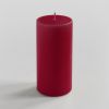 Ester & Erik Stumpenkerze 15 cm Ø 7 cm Dark Red