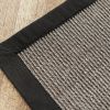 Sisalteppich Bouclé Anthrazit 150 x 240 cm - 4