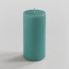 Ester & Erik Stumpenkerze 15 cm  Ø 7 cm Dark Turquoise Green