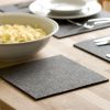Filzuntersetzer 25x25 cm grau - 2