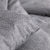 Flanellbettwäsche Smilla Grau 40 x 80 cm - 2