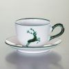 Grüner Hirsch Kaffeetasse