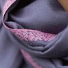 Kashmir Loom Bail Stola Pink/Blaugrau - 4