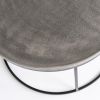 Couchtisch Madras rund 69 cm Zinngrau - 2